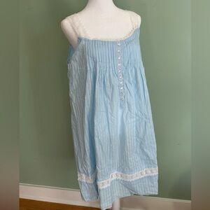 Eileen West Large Chemise NWT Cotton Sleeveless Nightgown
